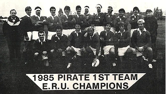 Pirates rugby 1st team of 1985 ERU champions